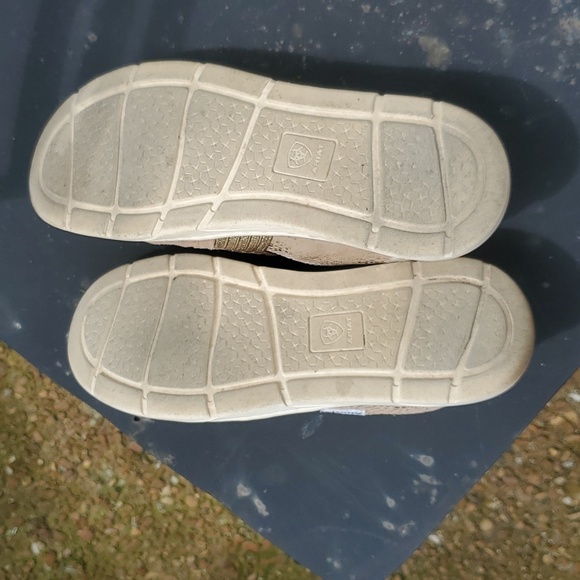 Ariat Slip On Metallic Snakeskin Cruiser Shoes Size 9.5 - Picture 4 of 4